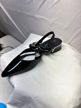 Patent Slingback Heels in Black US 7 NWT